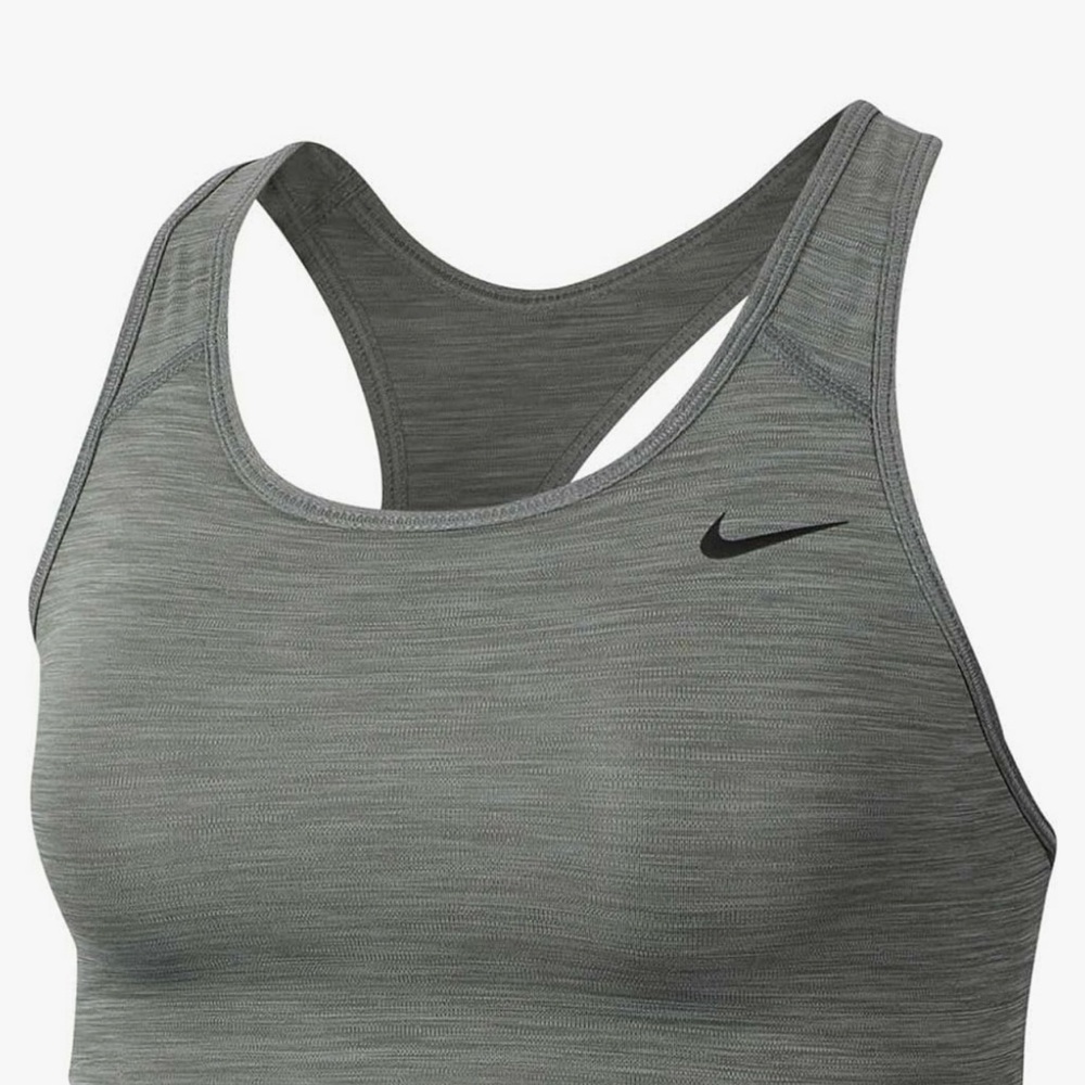 Brand New Nike Swoosh sports bra- grey XL